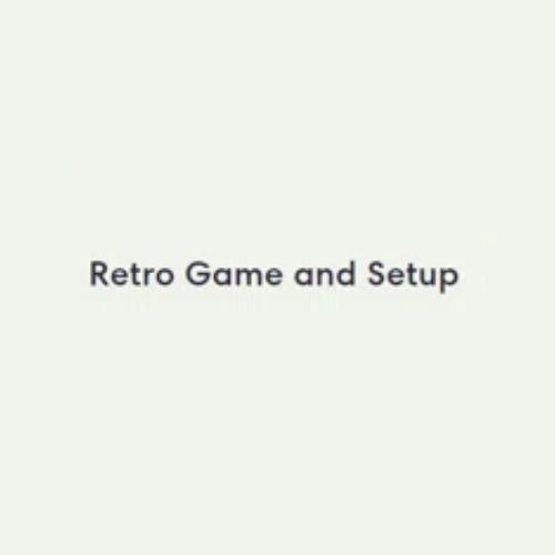 Logo for Retro Game and Setup