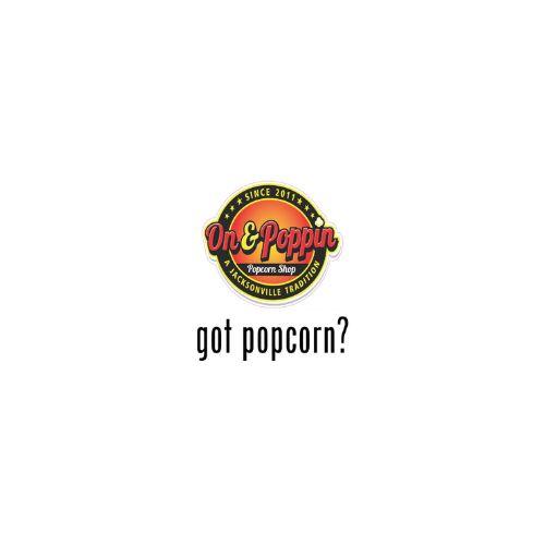Official logo of On & Poppin Popcorn